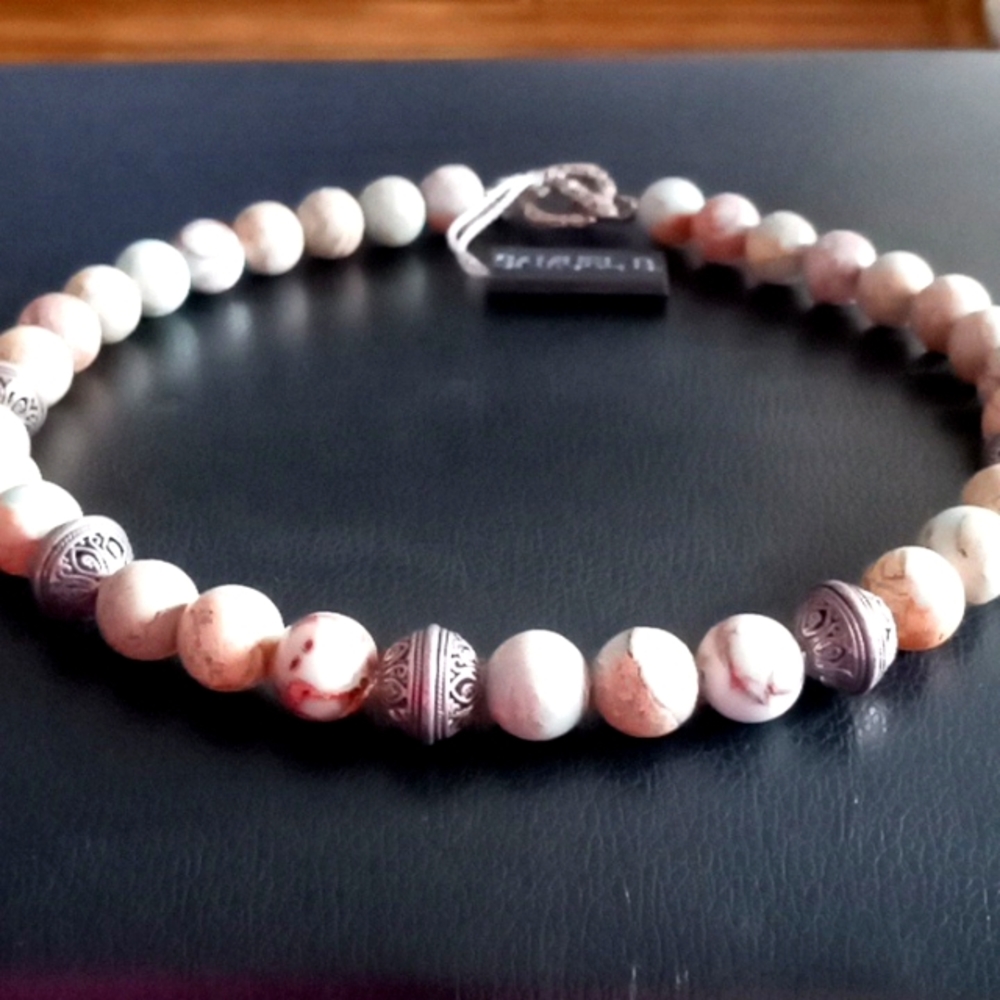 SAMUEL B BEAUTIFUL INDONESIA MADE BEAD NECKLACE - Picture 5 of 9